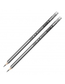 Pencils Black Lead with eraser HB 12pcs - Keyroad