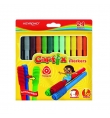 Μαρκαδόροι γενικής χρήσης Felt tip συνδεόμενοι 24pcs - Keyroad