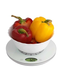 Digital kitchen scale with quartz clock 5kg - TFA