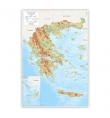 Physical & Political Map of Greece 100x130cm (in Greek)