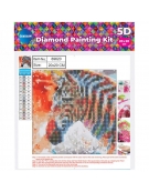 Diamond Painting Kit 20x20cm Ζέβρα