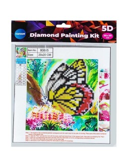 Diamond Painting Kit 20x20cm Butterfly