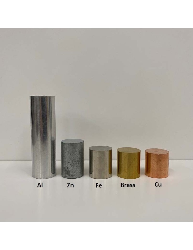 Equal Mass Metal Cylinder Set pk5