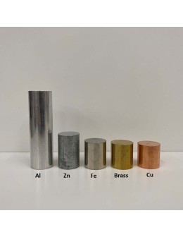 Equal Mass Metal Cylinder Set pk5