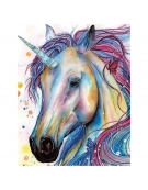 Painting by numbers on Canvas Set Unicorn