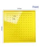 Geoboard Double Sided 27x27cm Set 5pcs