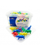 Άγρια Ζωάκια Ζούγκλας Μετρητές - 120pcs