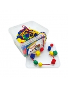 Lacing Shaped Beads Set 160pcs