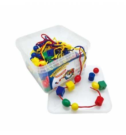 Lacing Shaped Beads Set 160pcs