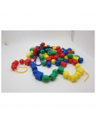 Lacing Shaped Beads Set 160pcs