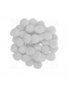 Pom poms 15mm Άσπρο 60pcs - The Littlies