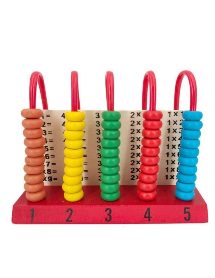 Wooden Educational Abacus 50 beads Luna