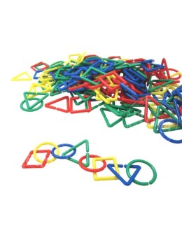 Γεωμετρικά σχήματα "Shape Links" 500pcs σε κουτί