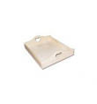 Ξύλινος Δίσκος με Χέρια Καρδία 40x30x10.5cm