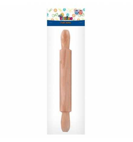 Small wooden rolling pin 180x22mm