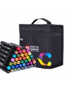 Dual-tip Sketch Markers 40 colors Deli