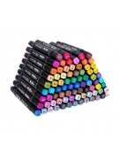Dual-tip Sketch Markers 80 colors Deli