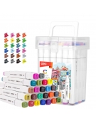Dual-Tip Sketch Markers 24 Colors Deli