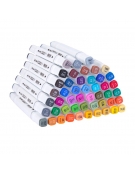 Dual-Tip Sketch Markers 48 Colors Deli