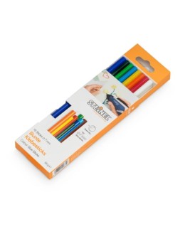 Glue sticks Ø 7 mm 16pcs 96g - Colored Steinel