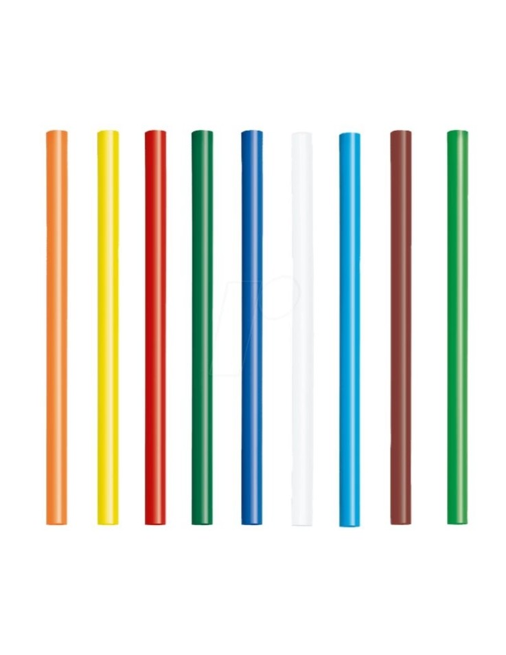 Glue sticks Ø 7 mm 16pcs 96g - Colored Steinel