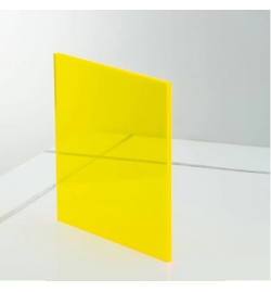 Ακρυλικό 3mm 10x15cm Κίτρινο Διαφανές