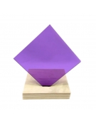 acrylic 3mm 10x15cm Purple Transparent