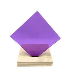 Ακρυλικό 3mm 10x15cm Μωβ Διαφανές