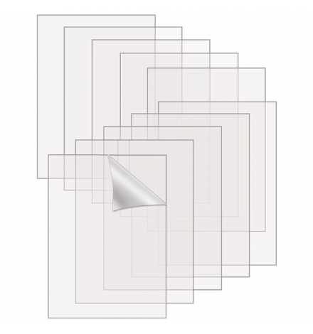 Acrylic sheet 3mm 10x15cm Clear