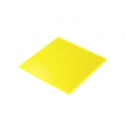 Acrylic sheet 3mm 20x20cm Yellow