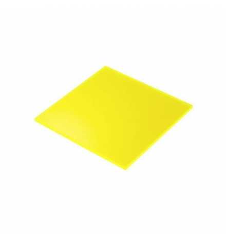 Acrylic sheet 3mm 20x20cm Yellow