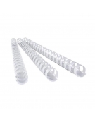 Spiral Binding Comb 14mm 100pcs White