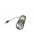 Torch LED Rechargeable battery - micro USB - Case