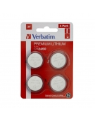 Lithium Battery CR2450 4pcs - Verbatim