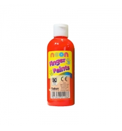 Δακτυλομπογιά Neon 200ml Πορτοκαλί - Tallon