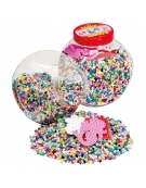 Hama Beads Tub 15.000 χάντρες & 3 βάσεις - Κόκκινο