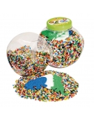 Hama Beads Tub 15.000 beads & 3 pegboards - Green
