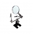 PCB Holder Helping Hands with 60mm Magnifying Glass