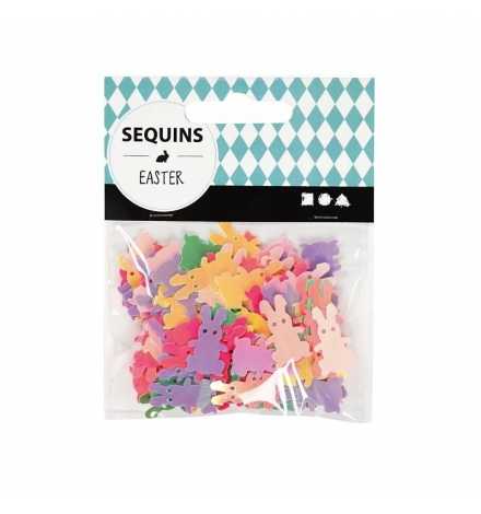 Sequins Confetti Bunny Easter 10gr
