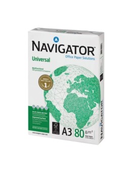 Universal A3 Copy Paper, 500 sheets, 80gsm - Navigator