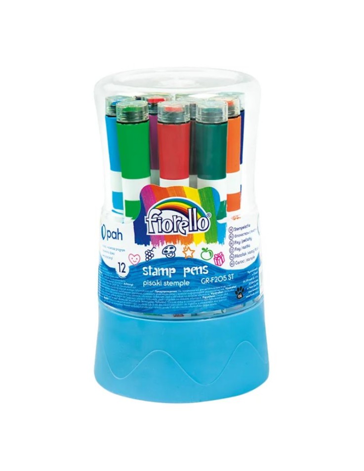 Σετ Μαρκαδόροι - σφραγίδες 12pcs - Fiorello