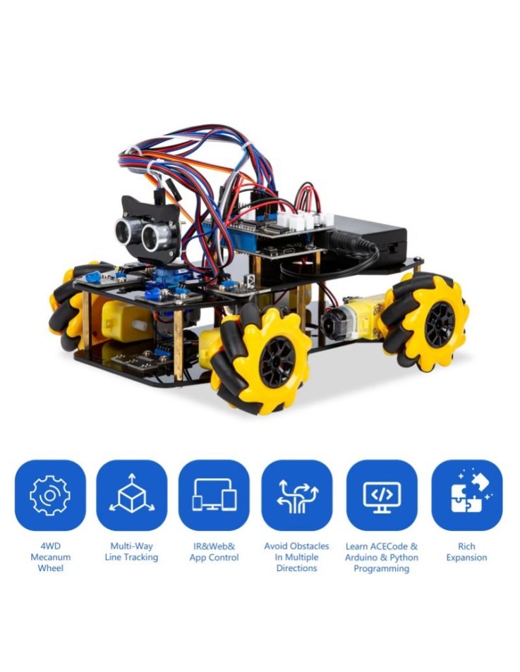 Smart Robotics Car ESP32 Starter Kit ACEBOTT