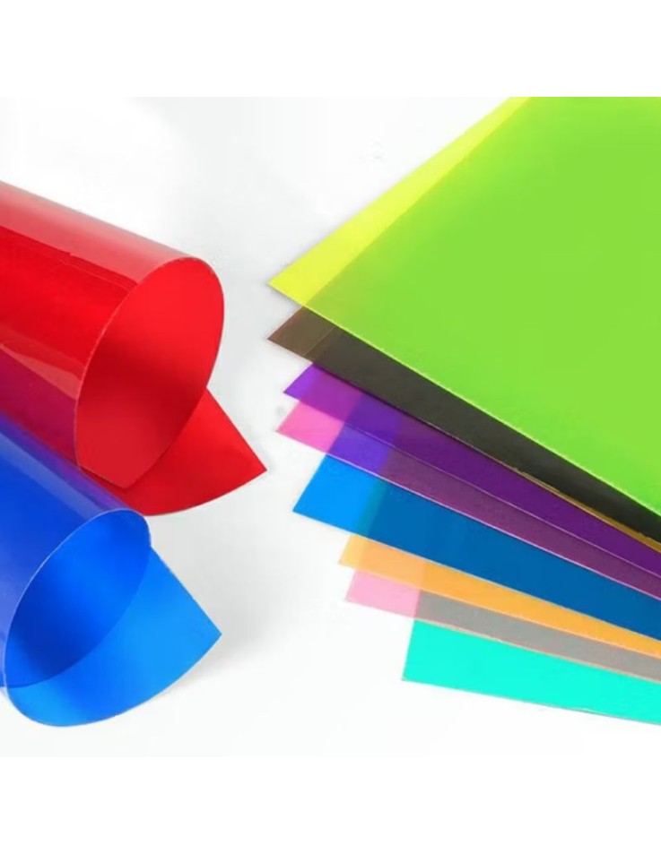 Plastic Transparent Film Assorted Color (Thin)