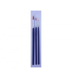 Paint Brush Set 3pcs Acrylic&Deco Round - Pebeo
