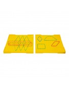 Double sided Geoboard 20x20cm SET 8pcs