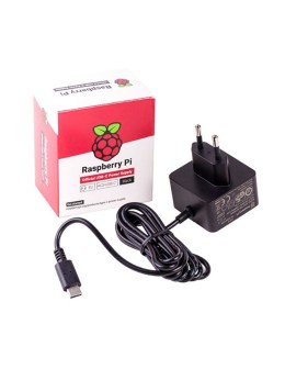 Raspberry Pi 4 Ksa-15E Power Supply Μαύρο EU