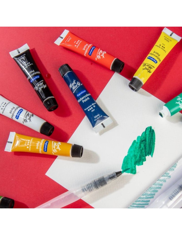 Paint Water Colour Set 12 pcs x 12ml - Mont Marte