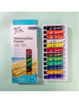 Paint Water Colour Set 12 pcs x 12ml - Mont Marte 2