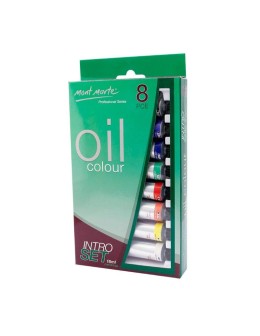 Paint Oil Colour Set 8pcs x 18ml - Mont Marte