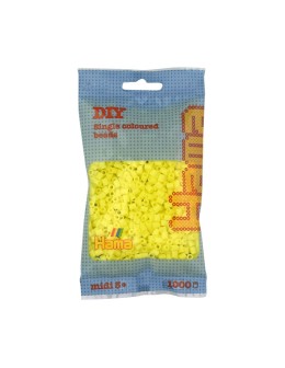 Συσκευασία με 1000 beads - Κίτρινο Pastel